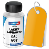 lakier zaprawkowy zaprawka samochodowy ral 1003 żółty sygnałowy połysk 50ml