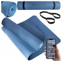 MATA DO ĆWICZEŃ JOGI ANTYPOŚLIZGOWA GIMNASTYCZNA GRUBA WYGODNA