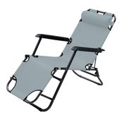 FOTEL WIELOPOZYCYJNY LEVEL Z ZAGŁÓWKIEM SZARY