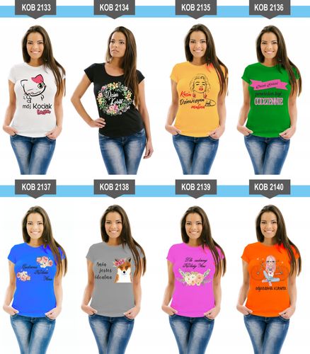 Koszulka z nadrukiem PREZENT na Dzień Kobiet na Arena.pl