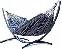 POTENZA Stelaż GRANDE + Hamak PEREIRA Zebra