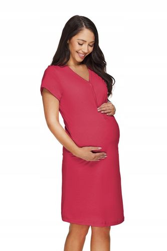 BAWEŁNIANA KOSZULA DO KARMIENIA PORODU CIĄŻOWA ROZPINANA GŁĘBOKO NA na Arena.pl