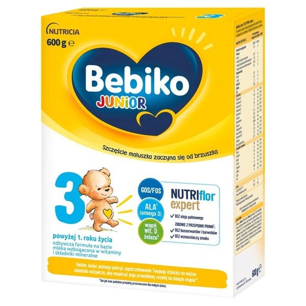 Bebiko Junior 3 NUTRIflor Expert 600g zdjęcie 1