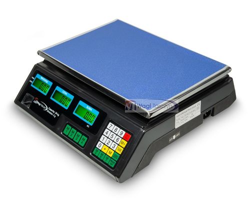 ELEKTRONICZNA WAGA 30KG 2g SKLEPOWA MAGAZYNOWA GASTRONOMICZNA KALKULACYJNA na Arena.pl