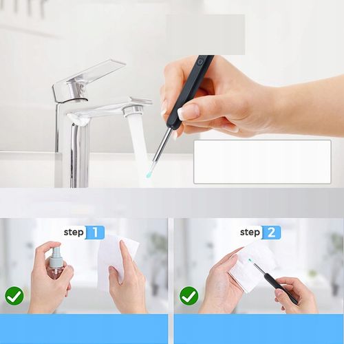 SMART OTOSKOP KAMERA CZYSZCZENIE USZU WOSK WIFI HD APLIKACJA ENDOSKOP na Arena.pl