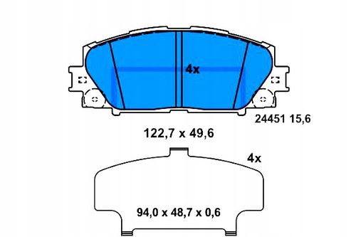 KLOCKI HAM PRZOD TOYOTA PRIUS 09- ATE na Arena.pl