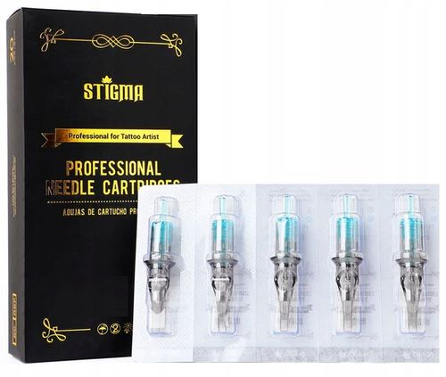 20 Kartridże Igły Tatuażu Stigma Gold MIX do linii na Arena.pl