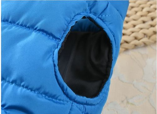 KURTKA UBRANKO DLA PSA KAMIZELKA CIEPŁA ZIMOWA NIEBIESKA S na Arena.pl