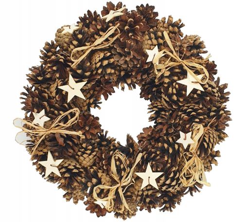 WIANEK DEKORACYJNY SZTUCZNE KWIATY 33CM DEKORACJA na Arena.pl