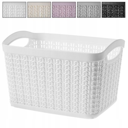 KOSZYK POJEMNIK PUDEŁKO PLASTIK KOSZ 3,3L KOLORY na Arena.pl