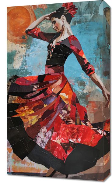 Obraz 40x70cm Taniec Flamenco zdjęcie 1
