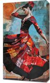 Obraz 40x70cm Taniec Flamenco