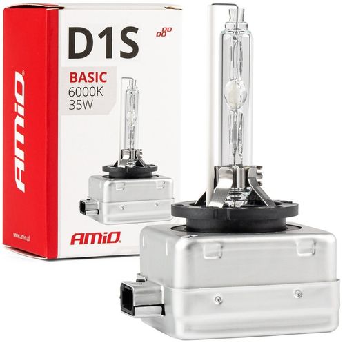 D1S 35W 1 żarówka ksenonowa żarnik XENON AMIO BASIC 6000K BARWA ZIMNA BIAŁA na Arena.pl