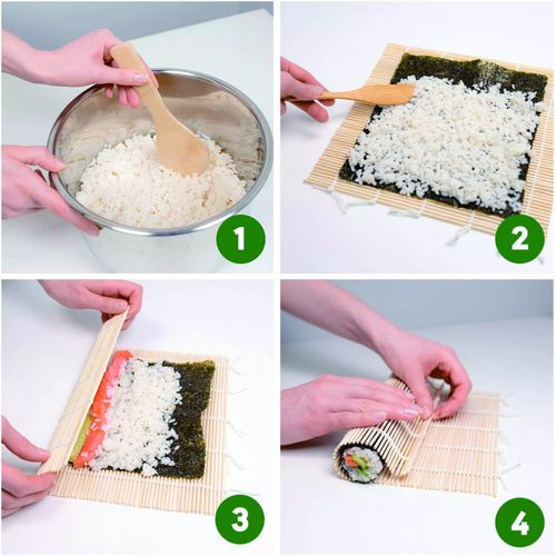 zestaw do robienia i podawania sushi kinghoff kh-1704 na Arena.pl