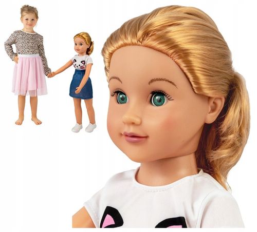 SMILY PLAY Duża lalka 70 cm księżniczka długie włosy na Arena.pl