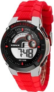 Xonix Wielofunkcyjny zegarek sportowy, LCD / LED, timer, drugi czas, WR 100M, antyalergiczny