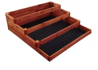 SKRZYNIE NA WARZYWNIAK PIĘTROWY 120x120x40 PODWÓJNIE IMPREGNOWANY