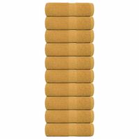 Ręczniki 10 szt. FROGN Złote 30x30 cm 100% bawełna