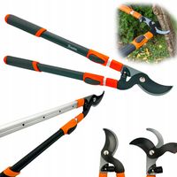 Sekator do Gałęzi Krzewów Ręczny Teleskopowy Ogrodowy Bradas Aluminiowy