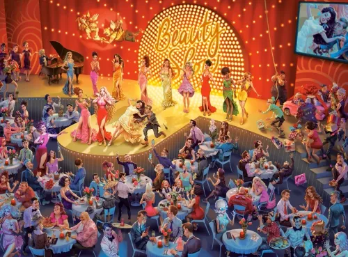 Kolorowe puzzle dekoracyjne obraz Beauty Show – Castorland 2000 elementów na Arena.pl