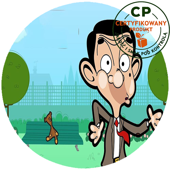 Opłatek na tort Jaś Fasola zdjęcie 1