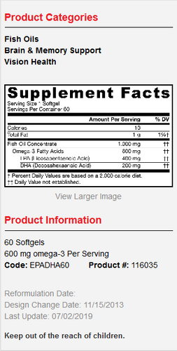 Jarrow EPA DHA Omega 3 60 kapsułek na Arena.pl