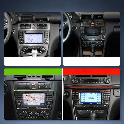 Radio Nawigacja Gps Do Mercedes C W203 Clk W209 2Gb 64Gb 7" Android Carplay na Arena.pl