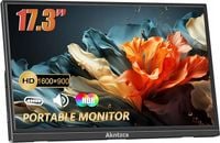 Monitor przenośny 17,3 cali 44 cm HD USB-C HDMI drugi ekran laptop Xbox PC