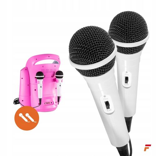 Zestaw KARAOKE głośnik bluetooth CD+G/2 mikrofony na Arena.pl