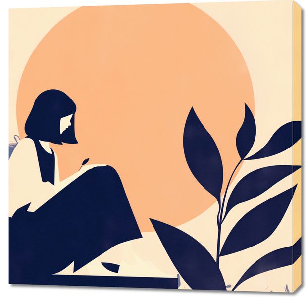 Obraz 90x90cm Kontemplacja zdjęcie 1