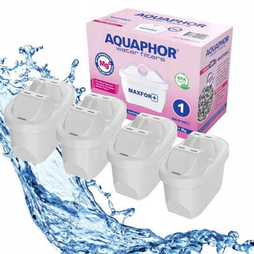 Filtr dzbankowy AQUAPHOR B25 MAXFOR Mg 4 szt. na Arena.pl
