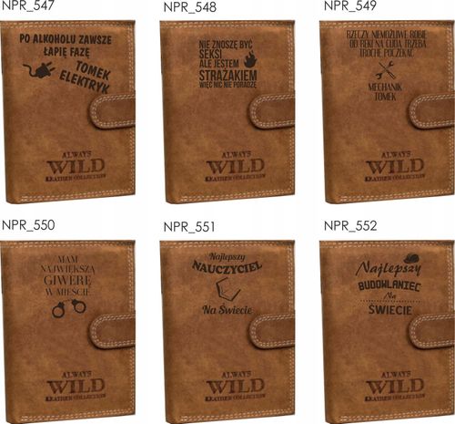 Prezent portfel męski skórzany BOX szwagier GRAWER na Arena.pl