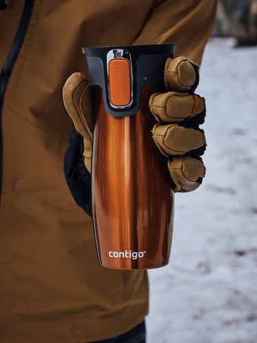 Kubek termiczny Contigo West Loop 2.0 470ml Autoseal - Pomarańczowy na Arena.pl