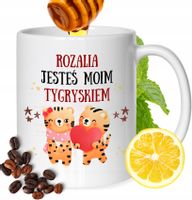 Kubek Dla Rozalii Koleżanki Przyjaciółki Prezent Z Nadrukiem Biały 330Ml
