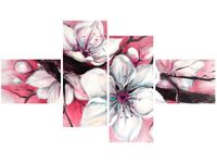 140CM 70 OBRAZ PĄKI WIŚNI CZERWIENI ŚCIENNY