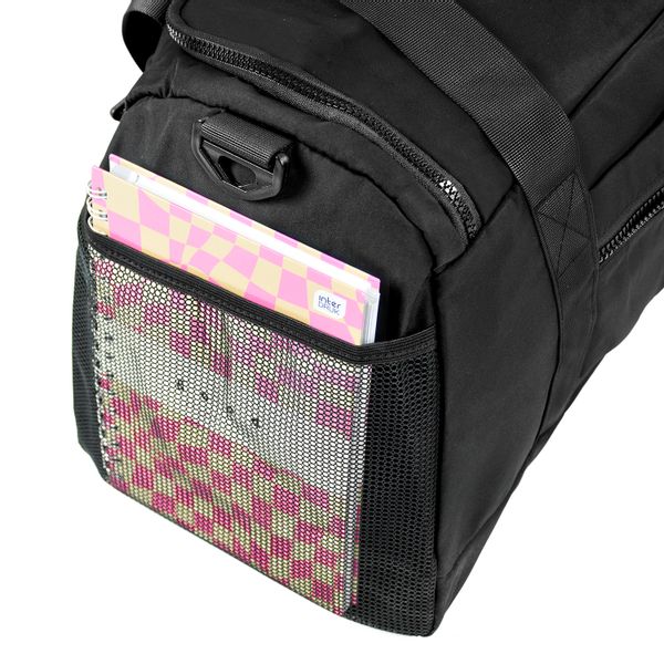 torba podróżna bagaż podręczny fitness siłowniana czarna 30 l zdjęcie 8