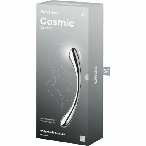 satisfyer cosmic crest 1 - dwustronny masażer ze stali nierdzewnej na Arena.pl
