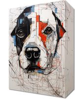 Obraz 20x30cm Przyrysowany Psiak