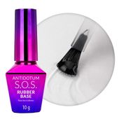 Baza kauczukowa do mocowania ozdób S.O.S. Antidotum MollyNails Clear 10g