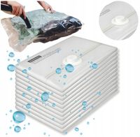 WORKI PRÓŻNIOWE 60x80 ZESTAW 10 SZTUK GRUBE SZCZELNE WIELOKROTNEGO UŻYTKU