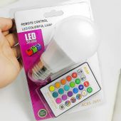 Żarówka diodowa LED RGB+W 2 in 1 E27 16 kolorów + PILOT