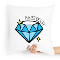 Dla Prezesa Viceprezesa Poduszka Prezes Idealny Z Nadrukiem Ze Zdjęciem