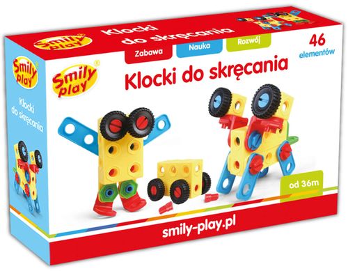 Klocki do skręcania 46 elementów na Arena.pl
