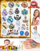 Duży Zestaw Mega Tatuaży zmywalnych - Real Madryt