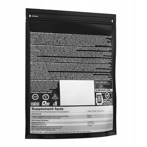 OLIMP CREATINE MONOHYDRATE XPLODE 500G KREATYNA MONO WITAMINY MINERAŁY na Arena.pl