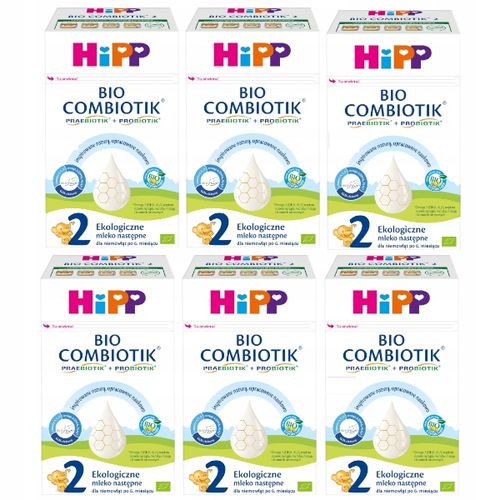 Mleko HIPP 2 BIO COMBIOTIK Mleko następne po 6 miesiącu 6x550g na Arena.pl