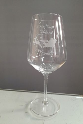 Kieliszek do WINA z GRAWERM PREZENT urodziny 18 20 30 40 na Arena.pl