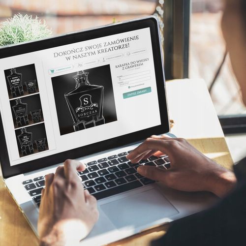 Zestaw Karafka 6 Szklanek do Whisky z Grawerem Prezent dla Faceta Urodziny na Arena.pl