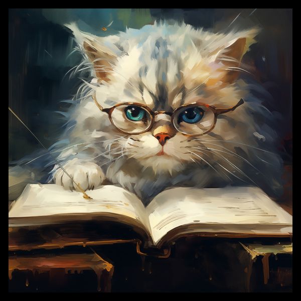 Plakat 50x50cm Ucz Się Ucz zdjęcie 2