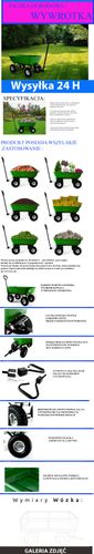 WÓZEK TRANSPORTOWY TACZKA na Arena.pl